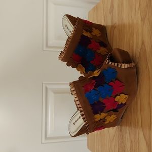 Bamboo Wedge Shoes NWOT